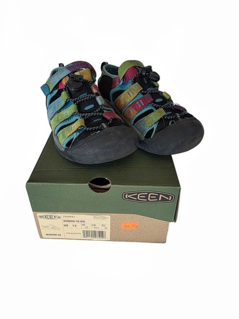 KEEN Newport H2 Kids Sandals Black Multicolor US 13